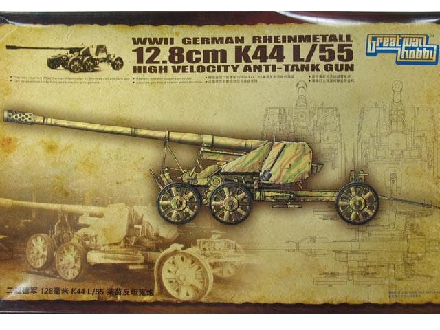 Немецкая противотанковая пушка Rheinmetall 12.8 cm K44 L/55 сборная модель