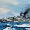 HMS Rodney английский линкор сборная модель 1/700