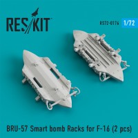 BRU-57 Smart bomb Racks for F-16 (2 pcs) 1/72