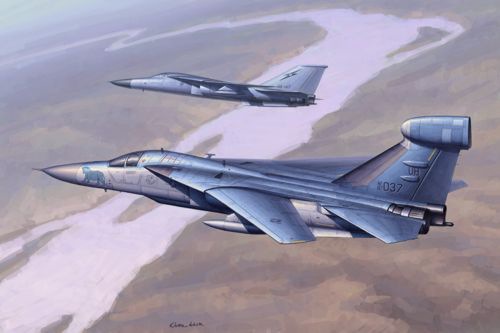 сборная модель EF-111 Raven американский тактический самолет РЭБ