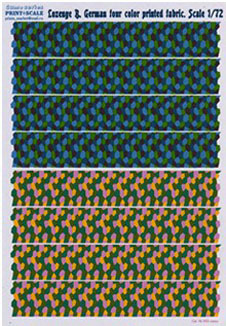 Немецкий четырехцветный лозенг