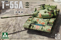 Советcкий средний танк Т-55А (3 в 1) пластиковая сборная модель