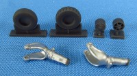 He 111. Tail support detailing set