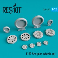 F-89 Scorpion wheels set 1/72