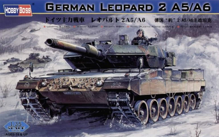 Leopard 2 A5/A6 Немецкий современный танк  