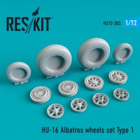 HU-16 Albatros wheels set Type 1