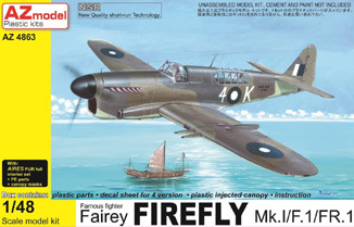 Fairey FIREFLY Mk.I/F.1/FR.1 Многоцелевой палубный истребитель
