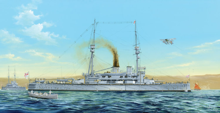 Агамемнон (HMS Agamemnon) Английский броненосец сборная модель 1/350