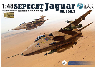 Jaguar GR. 1/GR. 3 British strike fighter plastic model kit