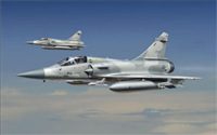 Mirage 2000-5EI (RoCAF) с аэродромным тягачём (1:48)