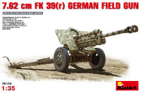  Немецкая полевая пушка 7,62 см FK-39  сборная модель