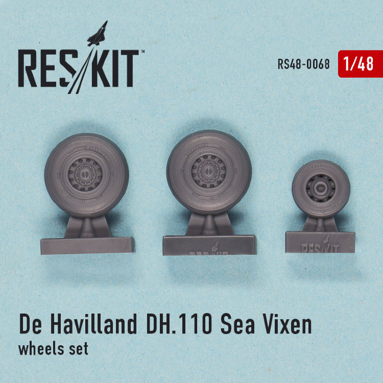 De Havilland DH.110 Sea Vixen набор смоляных колес 1/48