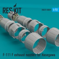 F-111 F exhaust nozzles for Hasegawa KIT (1/72)
