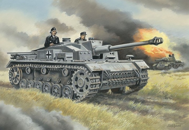 German tank Sturmgeschutz 40 Ausf F/8 plastic model kit