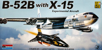 B-52В + эксперементальный  самолет NASA X-15
