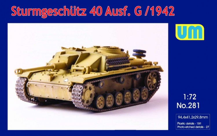 Sturmgeschutz 40 Ausf.G early version plastic model kit