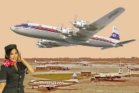 DC-7C Японські авіалінії