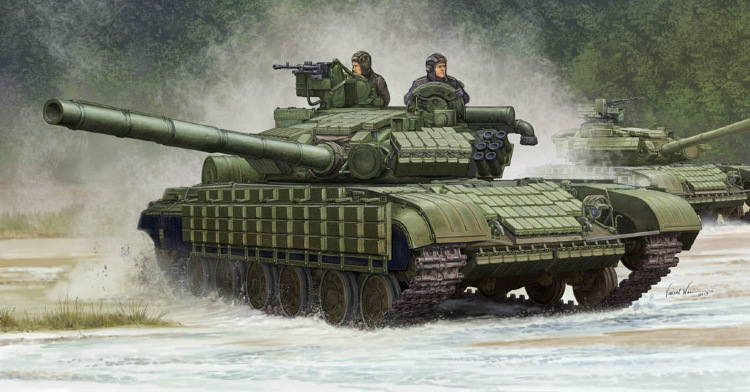 Т-64БВ модификация 1985 г. советский основной боевой танк с динамической защитой