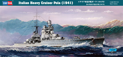 ПОЛА Pola  Итальянский Тяжелый Крейсер 1941 год сборная модель 