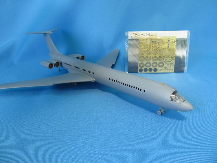 Detailing set for aircraft model Il-62 (Zvezda) photo-etched