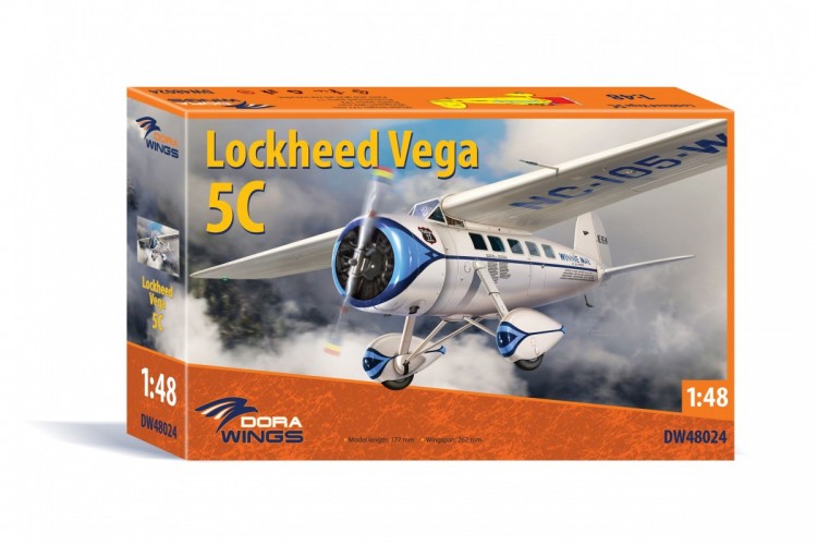Lockheed Vega 5C plastic model kit 1/48