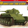 T-70M SOVIET LIGHT TANK w/CREW. SPECIAL EDITION plastic model kit