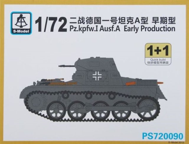 Pz.kpfw.I Ausf.A  Немецкий пехотный танк (ранний) сборная модель