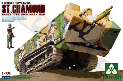 French heavy tank St.Chamond (early type) plastic model kit