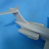 Detailing set for aircraft model MD-87 (AMP) photo-etched