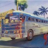 PD-3751 Silversides Bus "Greyhound Lines"  автобус сборная модель