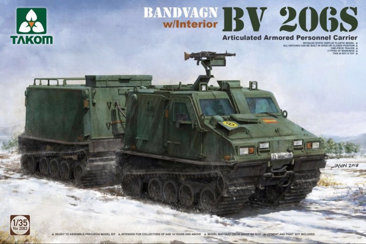 Bandvagn Bv 206S Articulated Armored Personn plastic model kit
