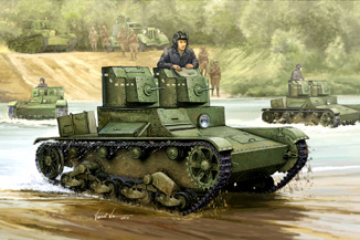 Т-26 советский легкий танк модификации 1931 г.