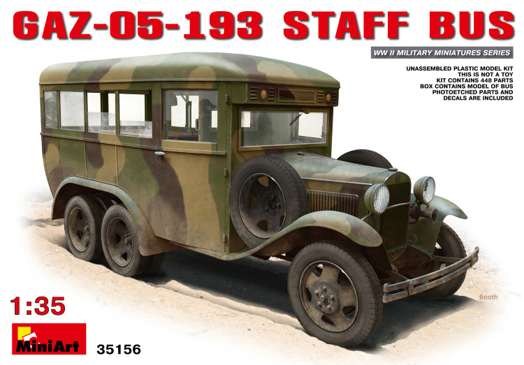 Staff bus 05-193 plastic model kit