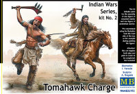 Серия индейских войн набор № 2. Атака с томагавками Набор фигур