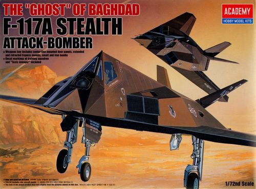 F-117A  «Призрак» Багдада  самолет-невидимка сборная модель  (1:72)