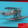 Fairey Flycatcher late floatplane fighter plastic model