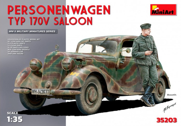 Personenwagen TYP 170V SALOON  plastic model kit