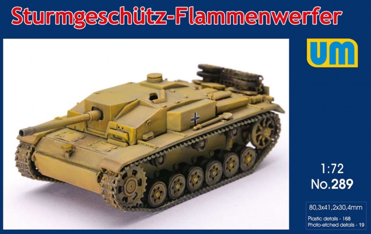 Tank Sturmgeschutz Flammenwerfer plastic model kit