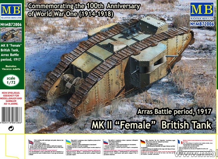 MB 72006 MK II "Female" british tank