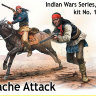Серія індіанських воєн, набір №1. Апачі. Атака набір фігур