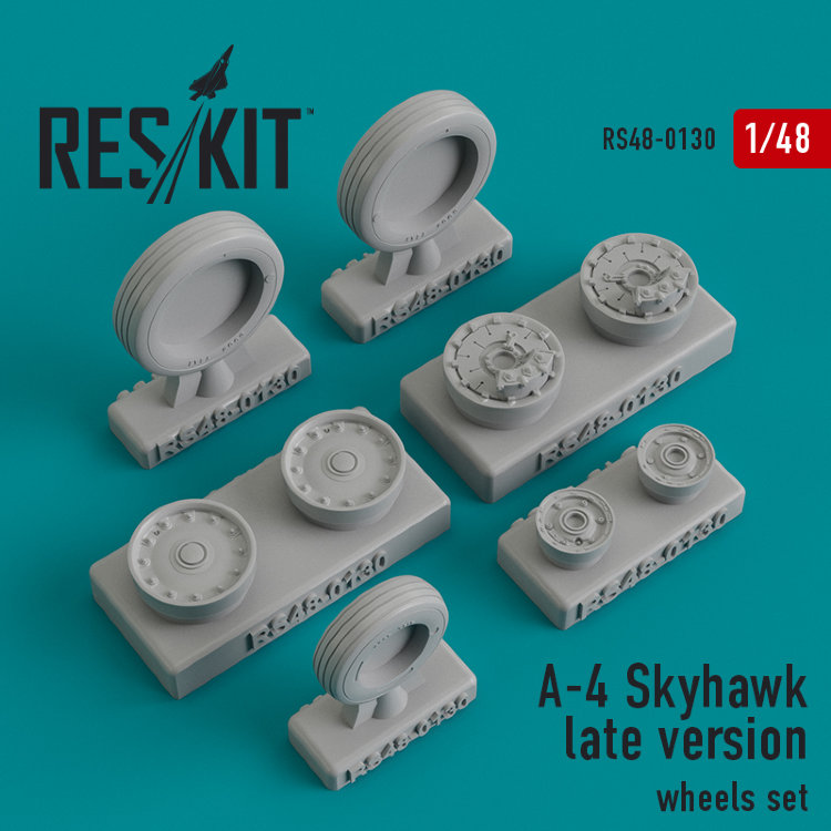A-4 Skyhawk late version набор смоляных колес Масштаб 1/48