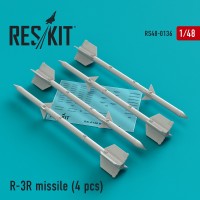 R-3R missile (4 pcs) (MiG-21, MiG-23) 1/48