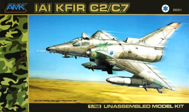 Kfir C2/C7  Israeli Air Force многоцелевой истребитель сборная модель 1/48