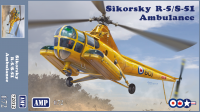 Сикорский R-5/S-51  санитарный вертолет сборная модель