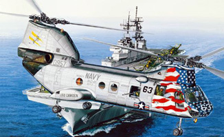 CH-46D "Си Найт" Многоцелевой транспортный вертолет