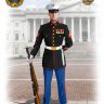 US Marine Corps Sergeant plastic figure
