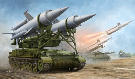 2К11 «Круг» / СА-4 «Ганеф» Советская зенитная ракетная система сборная модель