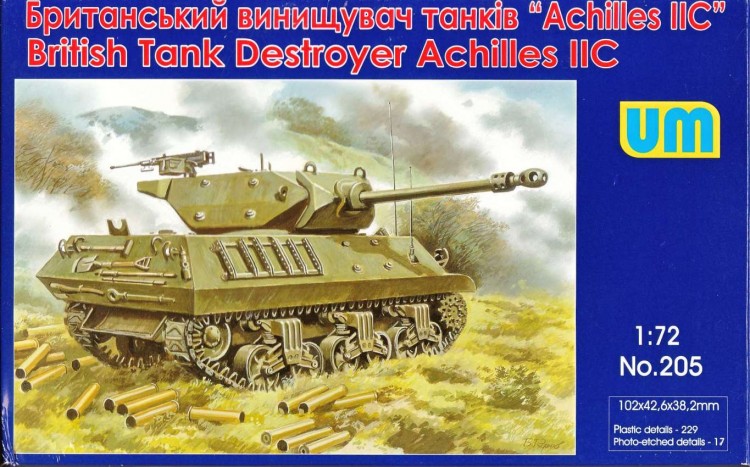 Британский уничтожитель танков Achilles IIC пластиковая сборная модель