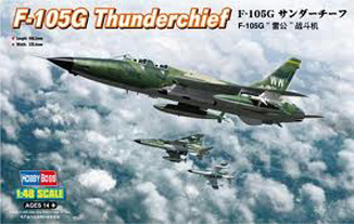 F-105G "Thunderchief "- Истребитель прорыва ПВО