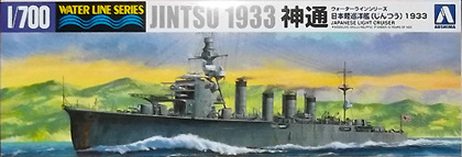 Японский лёгкий крейсер "Джинтсу" по состоянию на 1933 г. в серии "Ватерлиния" (М 1:700)